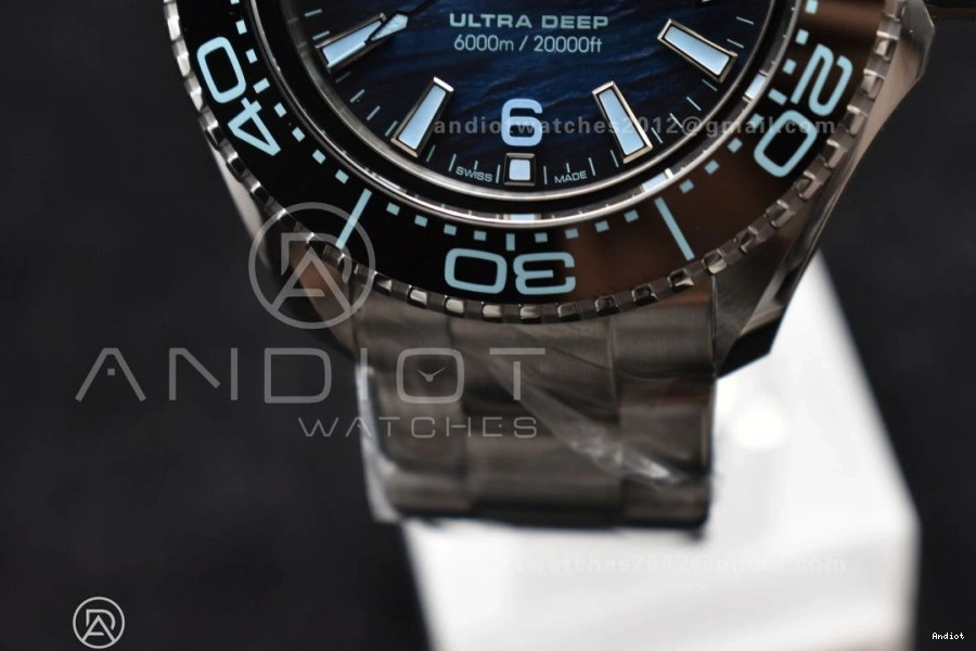 Summer Seamaster Clone Dial A8912 Bracelet VSF 1:1 Super Deep Blue Edition 6000M Ultra on Best SS SS 0514